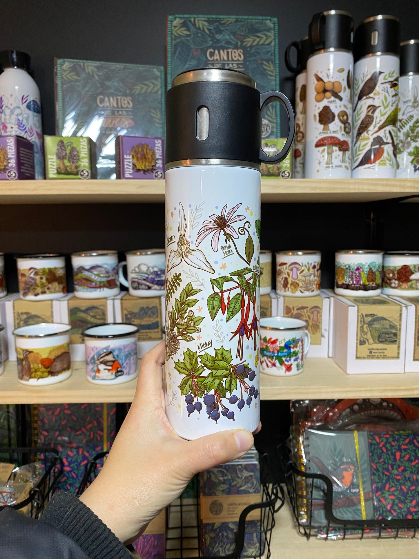 Termo Ilustrado Flora – 500 ml