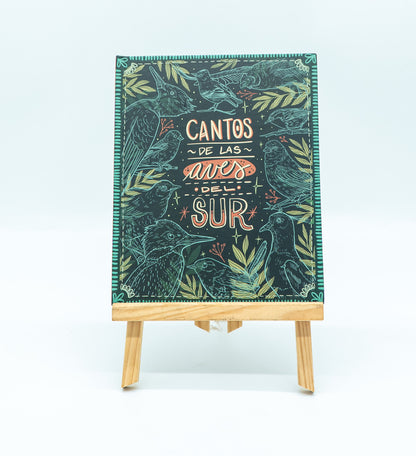LIBRO CANTO DE LAS AVES DEL SUR (incluye stickers)